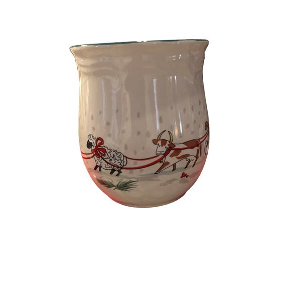 Vintage Christmas Mugs Country Christmas New made in Japan - Picture 3 of 12